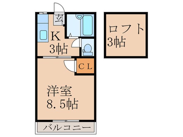 コートビレッジA棟の物件間取画像